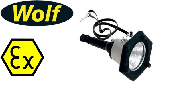 Wolf ATEX Flameproof Leadlamp - Zone 1 & Zone 2 Hazardous Area